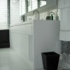 Meuble de salle de bains en Corian - Architecte: Roques (GEA)